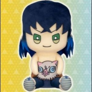 Demon Slayer Inosuke Hashibira Mask Off - Kimetsu No Yaiba Plush